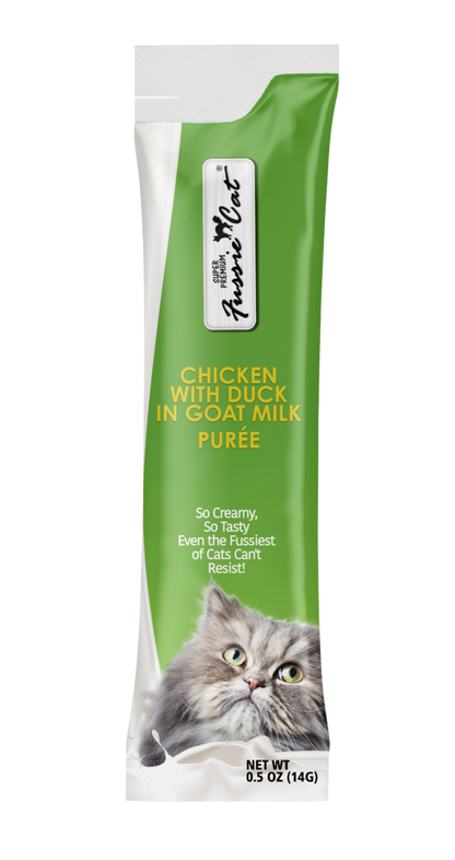 Fussie Cat Purée Chicken with Duck in Goat Milk