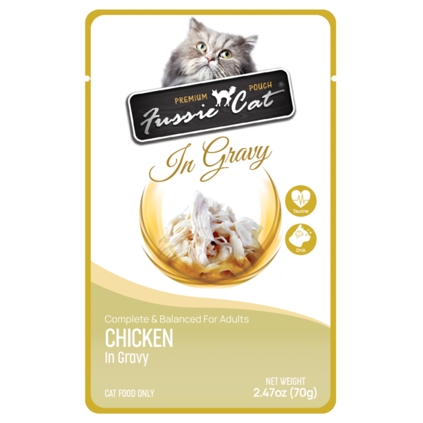 Fussie Cat Pouch Chicken in Gravy