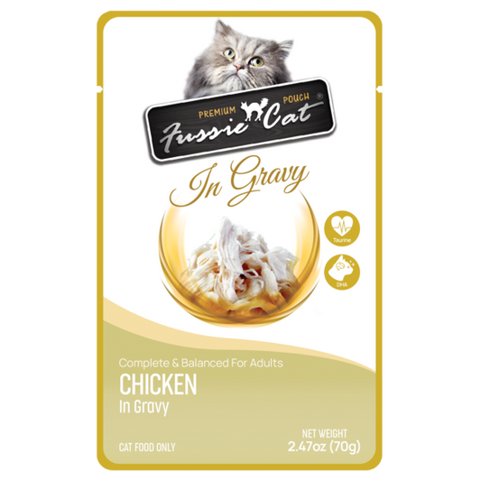 Fussie Cat Pouch Chicken in Gravy