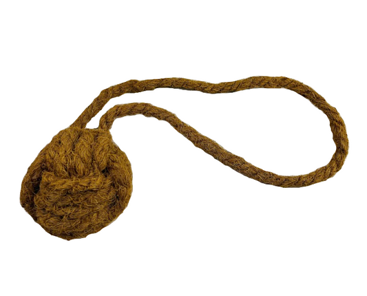 CocoChew Coconut Fiber Tug & Toss Ball with Handle - XL