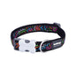 Buckle Bone Dog Collar Squiggles