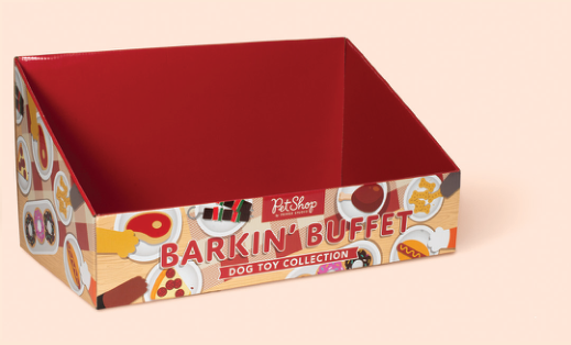BARKIN BUFFET PDQ DOG TOY DISPLAY