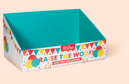 RAISE THE WOOF PDQ DOG TOY DISPLAY