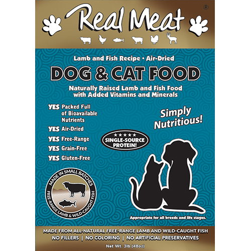 Real Meat Small Dog & Cat Lamb & Fish
