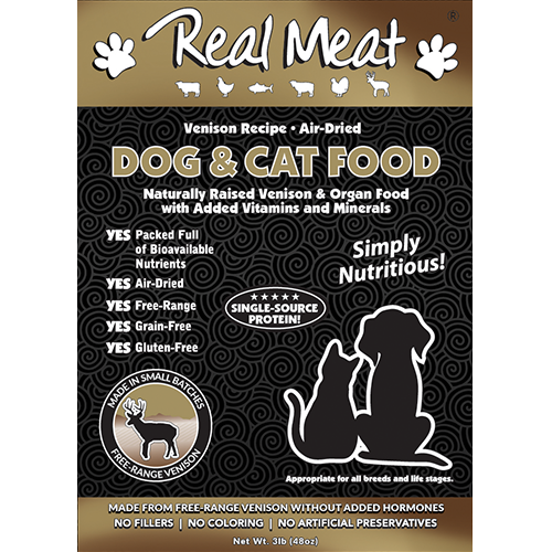 Real Meat Small Dog & Cat Venison