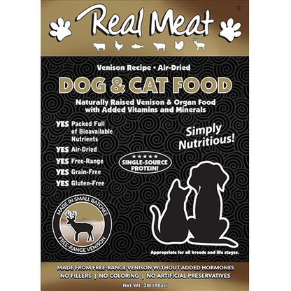 Real Meat Small Dog & Cat Venison
