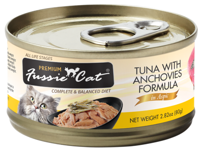 Fussie Cat Premium Tuna with Anchovies 2.8oz