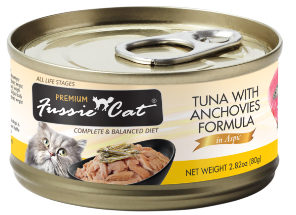 Fussie Cat Tuna with Anchovies 5.5oz