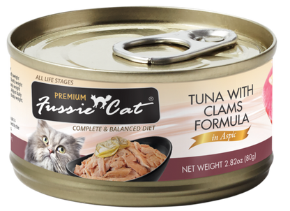 Fussie Cat Black Label Tuna with Clams in Aspic