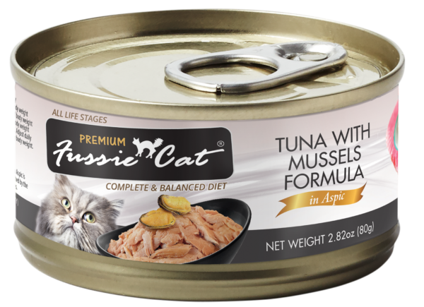 Fussie Cat Premium Tuna with Mussels 2.8oz