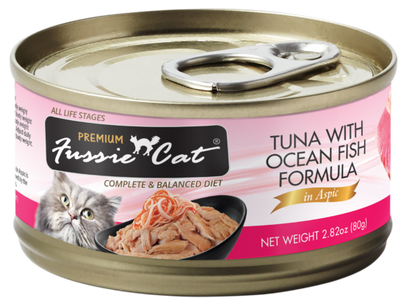 Fussie Cat Premium Tuna with Ocean Fish 2.8oz