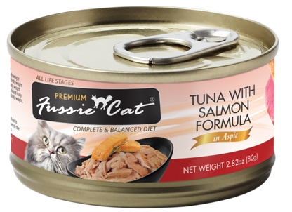 Fussie Cat Premium Tuna with Salmon 2.8oz