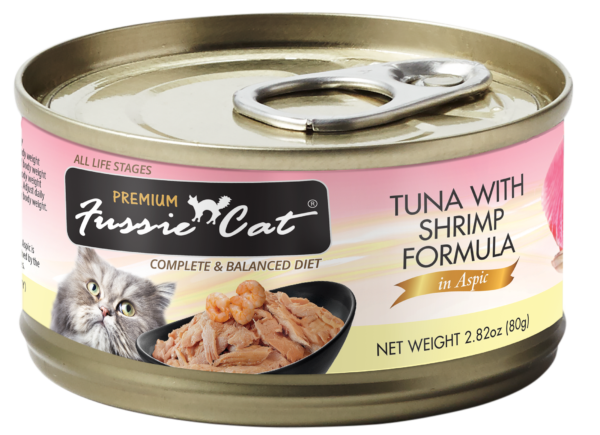 Fussie Cat Black Label Tuna with Shrimp in Aspic