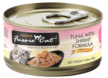 Fussie Cat Premium Tuna with Shrimp 2.8oz
