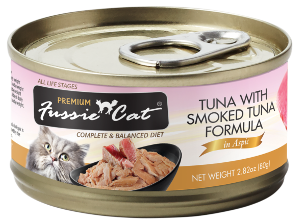 Fussie Cat Premium Tuna with Smoked Tuna 2.8oz
