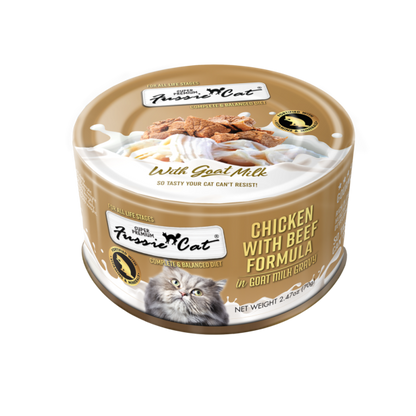 Fussie Cat Chicken with Beef in Goat Milk
