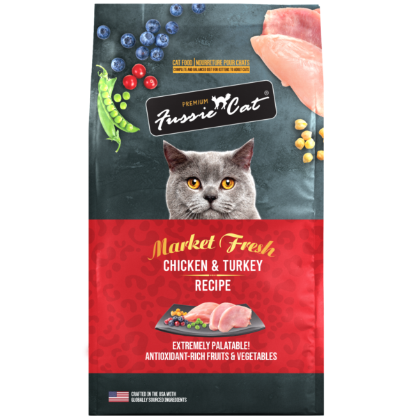 Fussie Cat Market Fresh Dry Chicken & Turkey