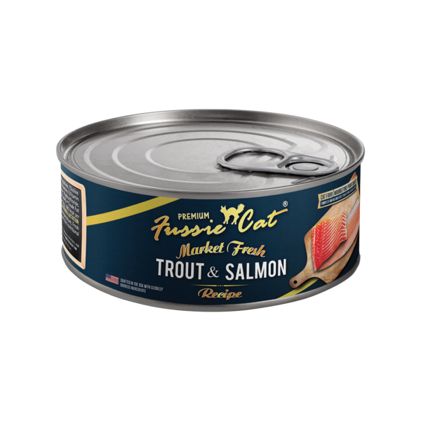 Fussie Cat Market Fresh Canned Trout & Salmon