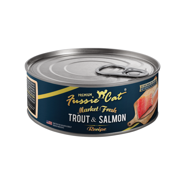 Fussie Cat Market Fresh Trout/Salmon 5.5oz