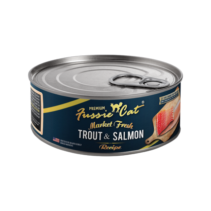 Fussie Cat Market Fresh Trout/Salmon 5.5oz
