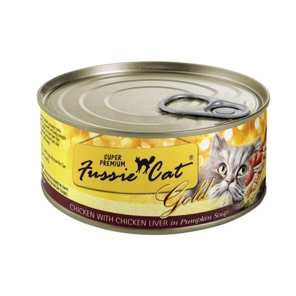 Fussie Cat Premium Chicken with Liver in Pumpkin 2.8oz