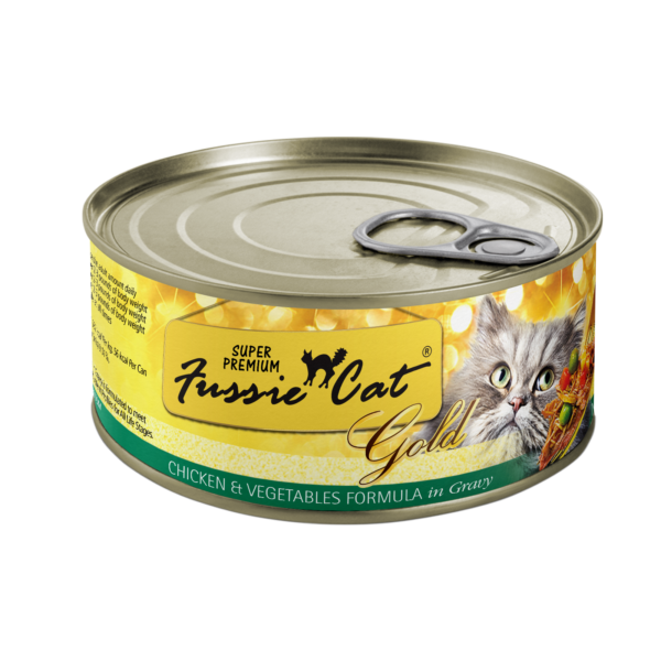 Fussie Cat Premium Chicken & Vegetables in Gravy 2.8oz