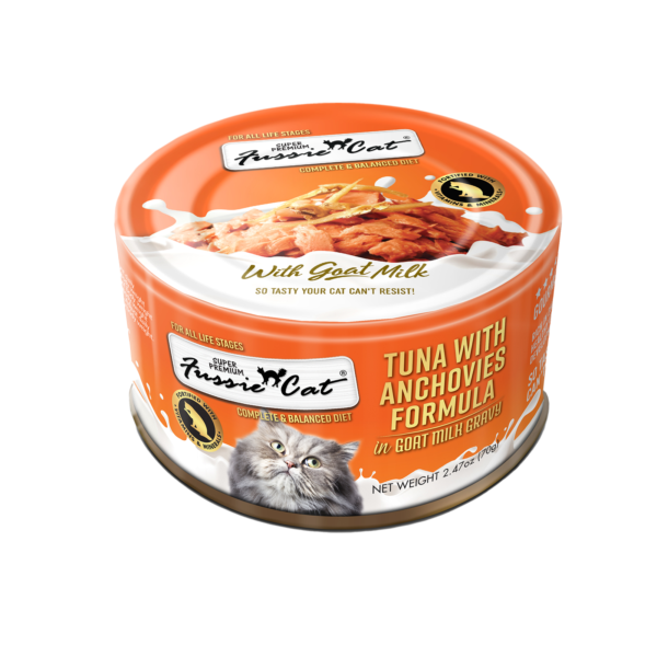 Fussie Cat Tuna with Anchovies in Goat Milk