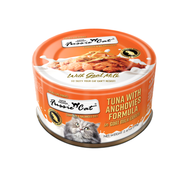 Fussie Cat Tuna/Anchovies Goat Milk