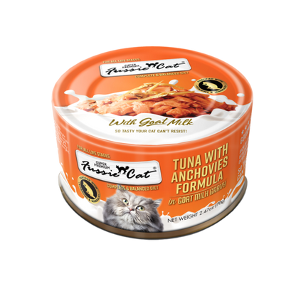 Fussie Cat Tuna/Anchovies Goat Milk