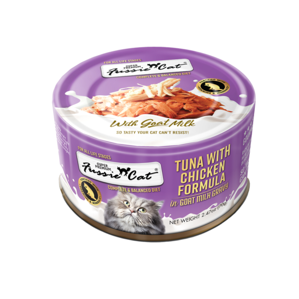Fussie Cat Tuna with Chicken in Goat Milk
