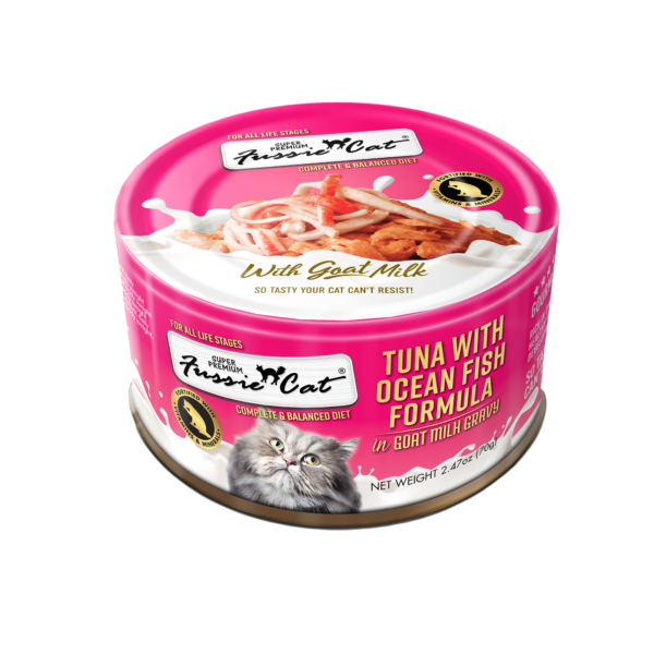 Fussie Cat Tuna with Ocean Fish in Goat Milk