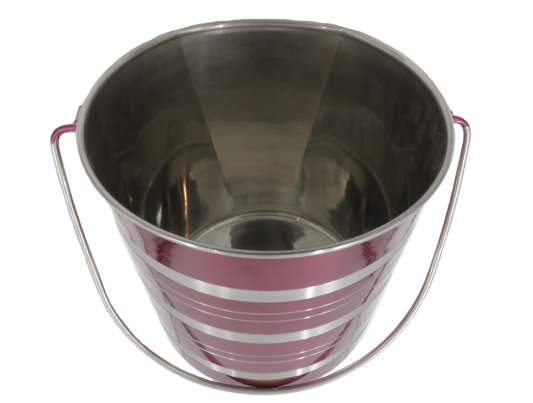 Colored Heavy Stainless Steel Flat Pink