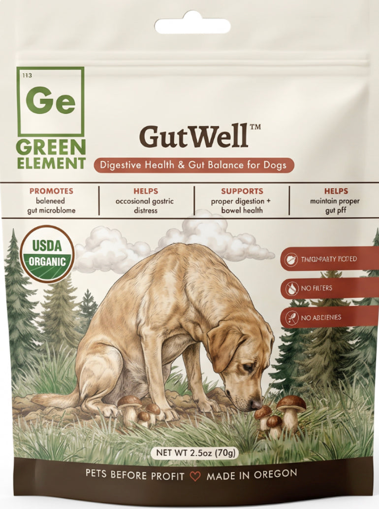 Green Element GutWell Digestive Health & Gut Balance for Dogs packaging