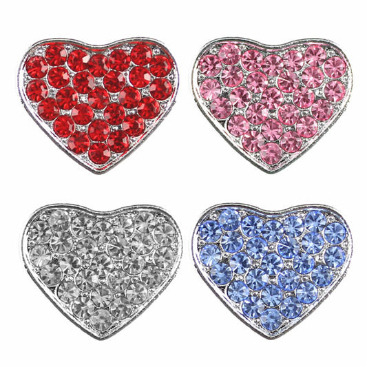 Slide Heart Charm 5/pk - Original