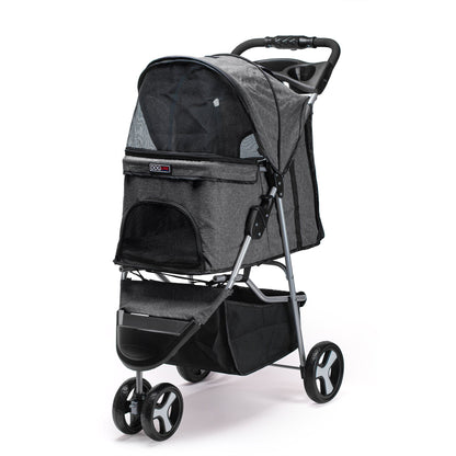 Casual Pet Stroller + Removable Cup Holder