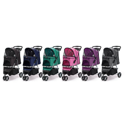 Casual Pet Stroller + Removable Cup Holder