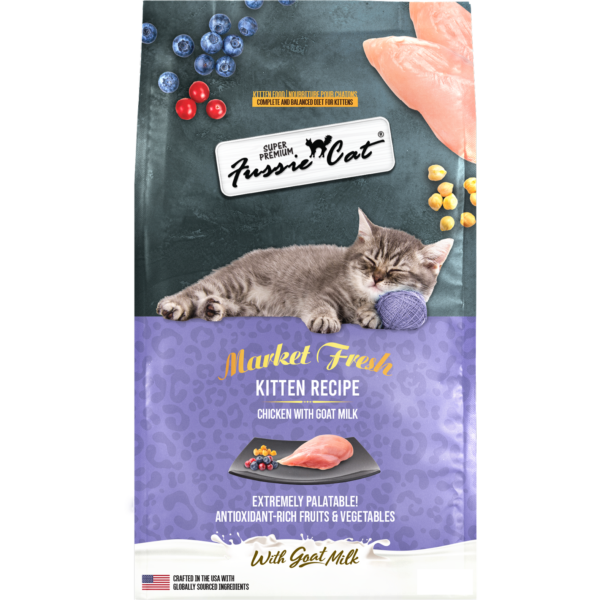 Fussie Cat Market Fresh Kitten Chicken with Goat Milk
