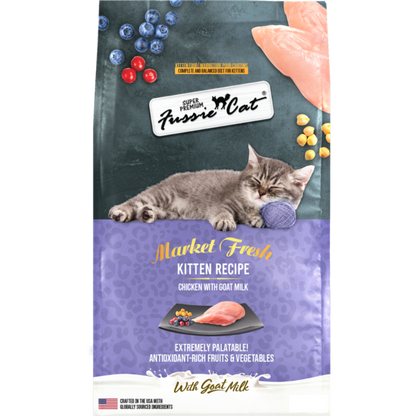 Fussie Cat Market Fresh Kitten Chicken with Goat Milk