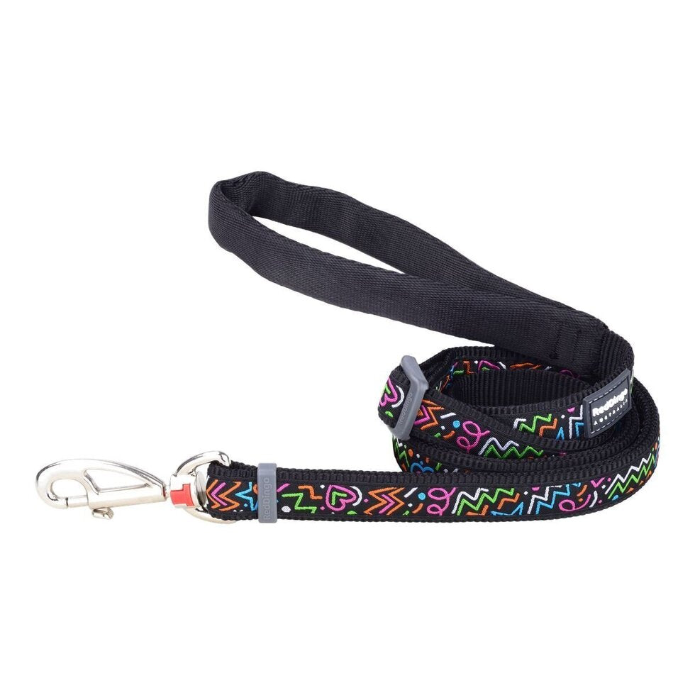 Adjustable Dog Lead Squiggles