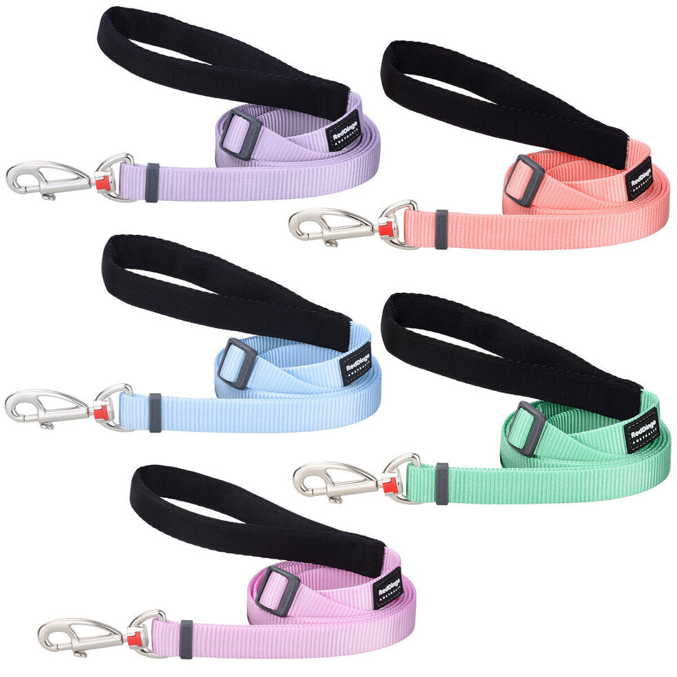 Adjustable Dog Leads Pastels - all 5 colors