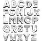 10 mm Slide Letters A-Z (10/pk) - Plain