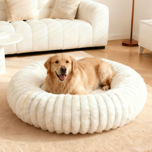 Plush Donut Calming Pet Bed (LFC-015)