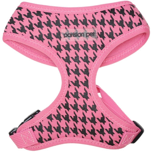 Freedom Harness - Pink Houndstooth