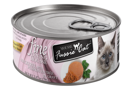 Fussie Cat Mousse Mackerel Pumpkin