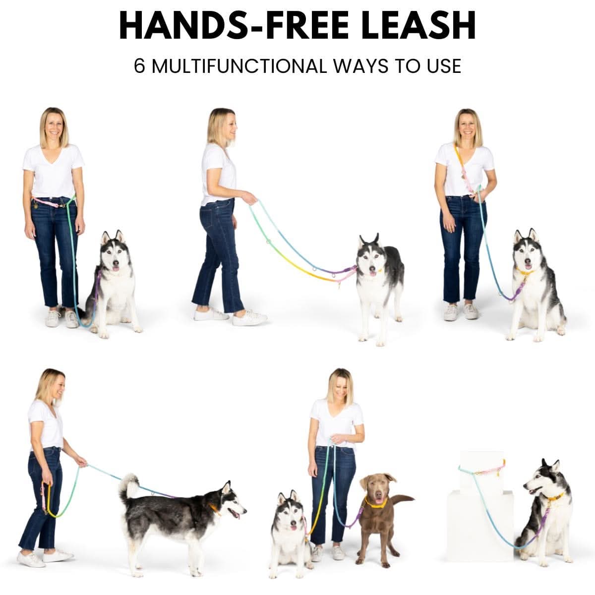 Nola Hands-Free Rope Dog Leash