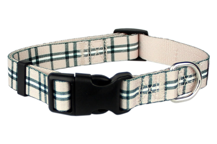 Scottish Plaid Collar - Khaki