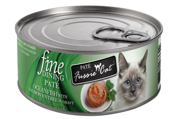 Fussie Cat Fine Dining Pate Oceanfish with Salmon