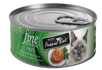 Fussie Cat Fine Dining Pate Oceanfish with Salmon