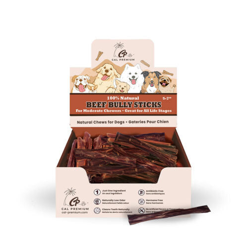 Cal Premium Bully Sticks 5-7in 50ct