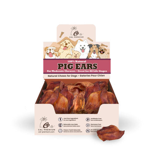 Cal Premium Whole Pig Ear 10ct